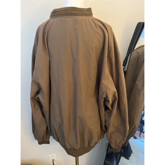 FIVE STAR Mens pullover jacket size XL Brown Nylon Automotive - Picture 5 of 5